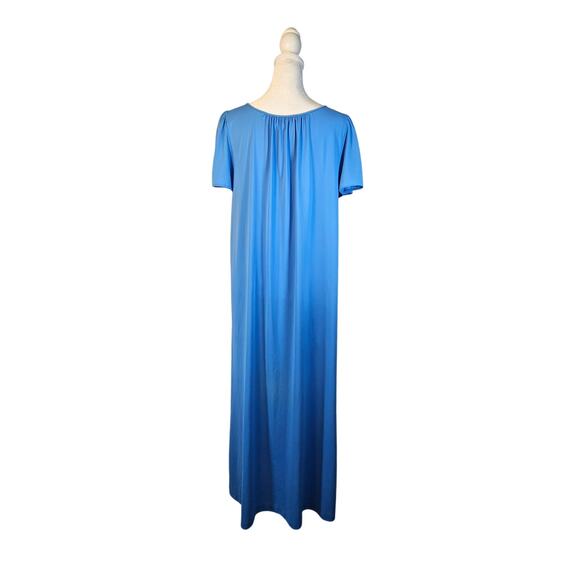Shadowline Women's Petals Gown Full Length Sky Blue Size Small - Picture 5 of 8